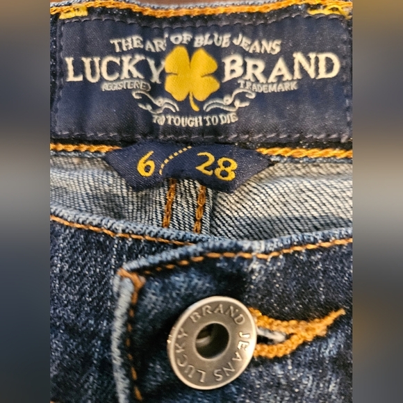 LUCKY BRAND VINTAGE 90S WOMEN'S SWEET & STRAIGHT DENIM JEANS SIZE 6 - Picture 5 of 15